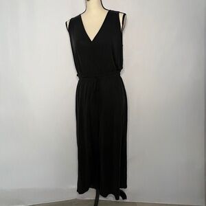 Sienna Sky Lined Cropped Jumper Size L Black- Modal Blend